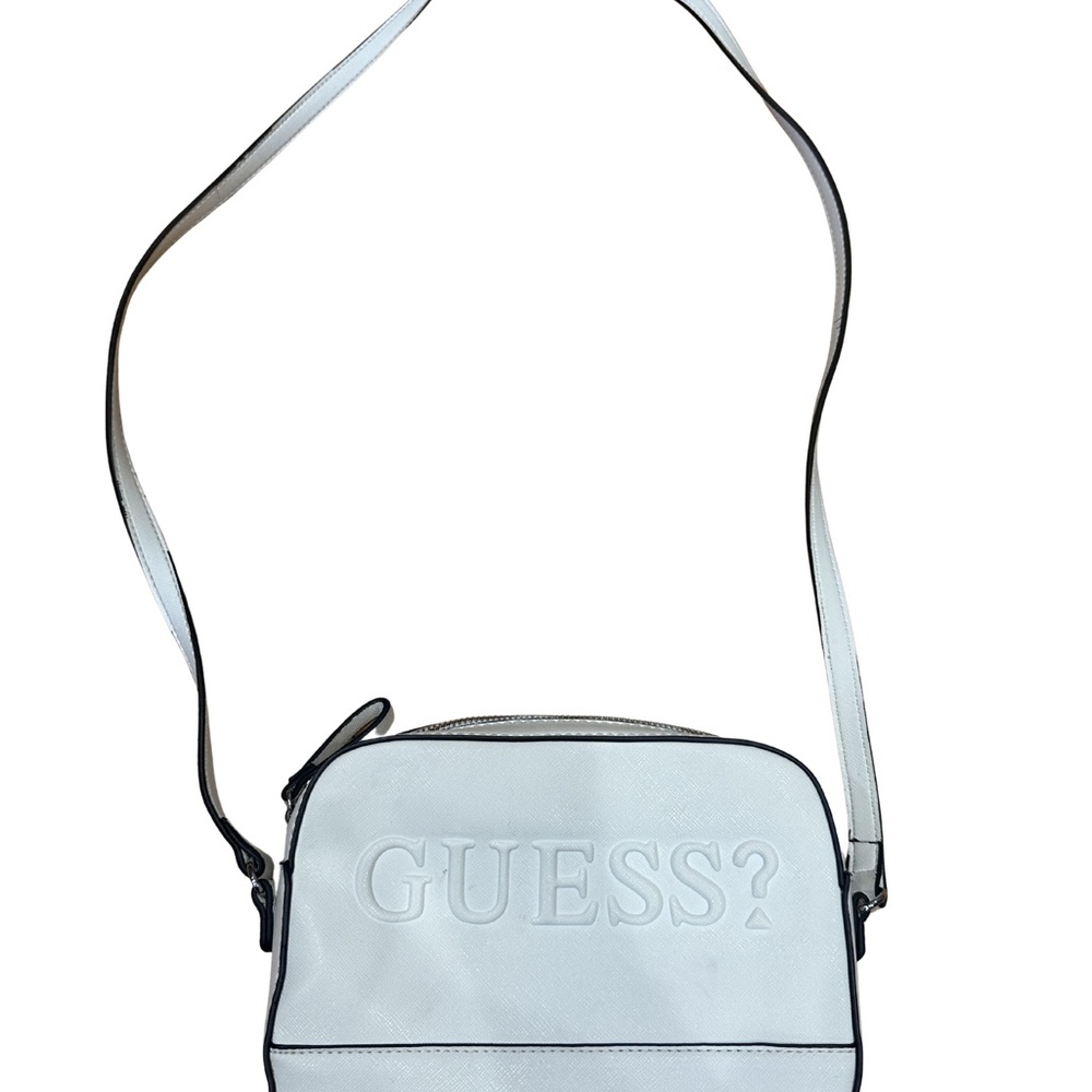 GUESS Elegant White Crossbody Bag